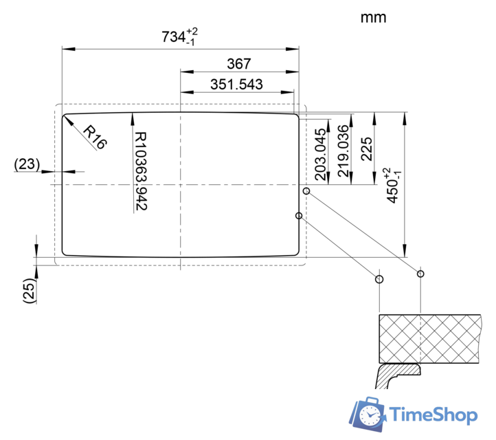 Кухонная мойка Blanco Lexa 8 (серый беж) 524967 - Изображение №6 — Интернет-магазин Time-Shop