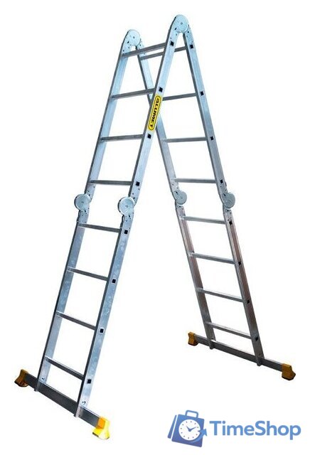 Лестница-трансформер Алюмет ТW1 444 (4х4 ступеней) - Изображение №1 — Интернет-магазин Time-Shop