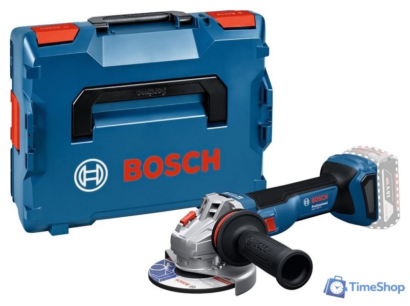Угловая шлифмашина Bosch GWS 18V-11 Professional 06019N4101 (без АКБ, кейс) - Изображение №1 — Интернет-магазин Time-Shop