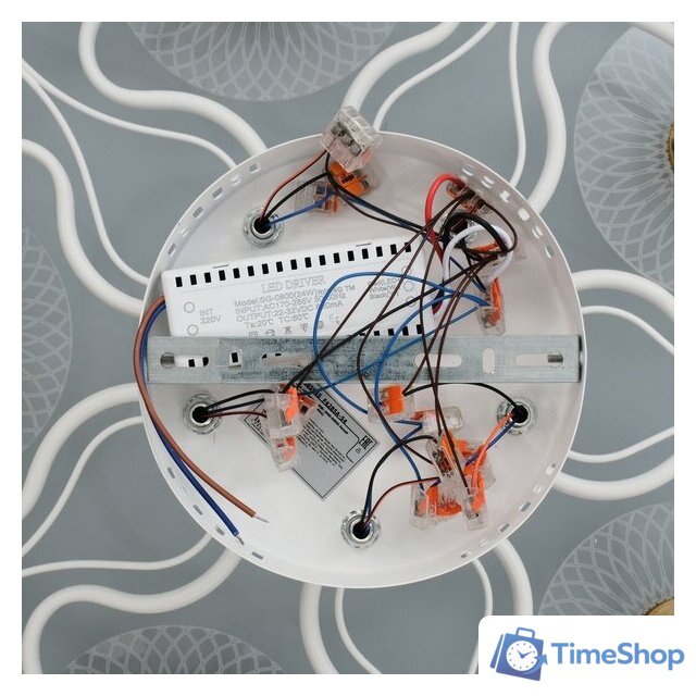 Припотолочная люстра BayerLux Патрисия 10385935 (белый) - Изображение №10 — Интернет-магазин Time-Shop