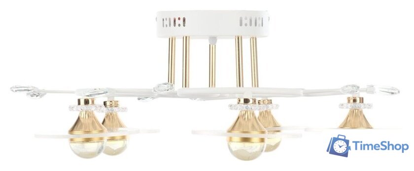 Припотолочная люстра BayerLux Патрисия 10385935 (белый) - Изображение №6 — Интернет-магазин Time-Shop