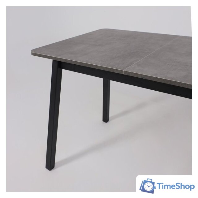 Кухонный стол Мамадома Tirk radial-110 раздвижной 110-142х70 (дымчатая керамика/черный) - Изображение №14 — Интернет-магазин Time-Shop