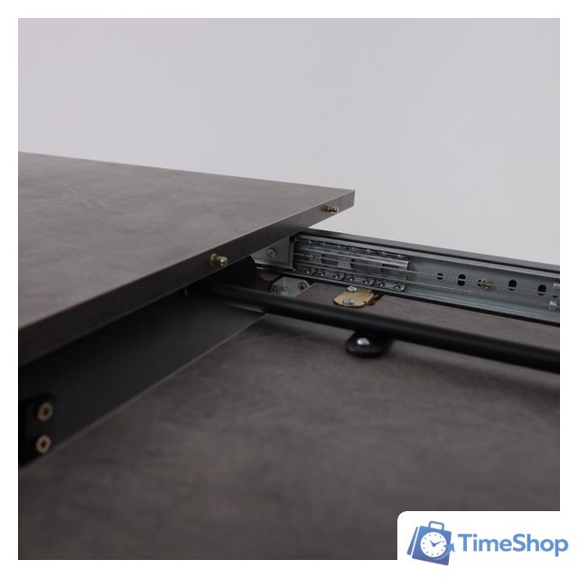 Кухонный стол Мамадома Tirk radial-110 раздвижной 110-142х70 (дымчатая керамика/черный) - Изображение №17 — Интернет-магазин Time-Shop