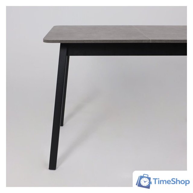 Кухонный стол Мамадома Tirk radial-110 раздвижной 110-142х70 (дымчатая керамика/черный) - Изображение №11 — Интернет-магазин Time-Shop