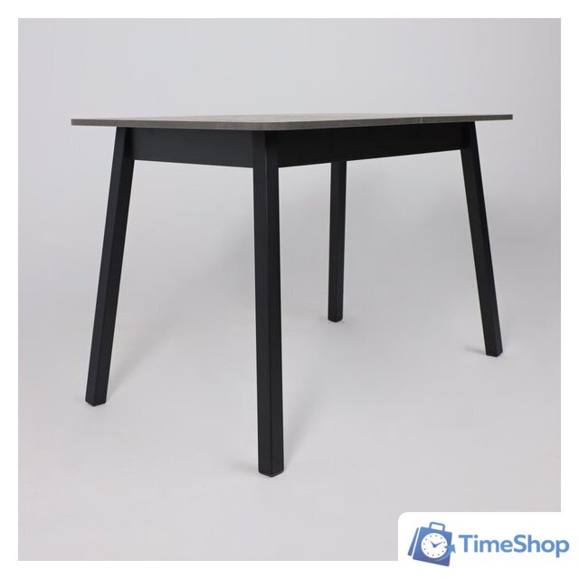 Кухонный стол Мамадома Tirk radial-110 раздвижной 110-142х70 (дымчатая керамика/черный) - Изображение №9 — Интернет-магазин Time-Shop