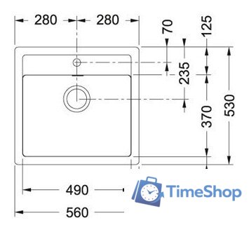 Кухонная мойка Franke Sirius SID 610 114.0443.343 (белый) - Изображение №2 — Интернет-магазин Time-Shop