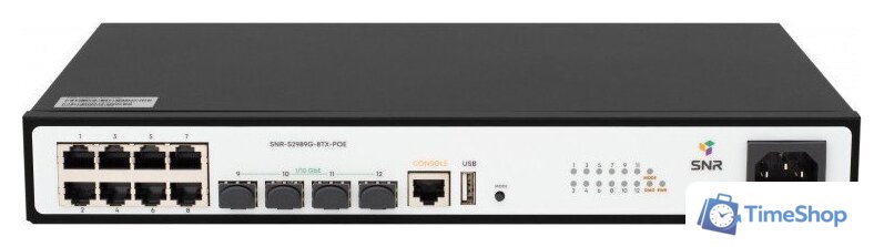Управляемый коммутатор 2-го уровня SNR SNR-S2989G-8TX-POE - Изображение №1 — Интернет-магазин Time-Shop