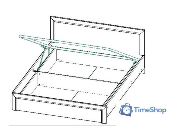 Кровать Anrex Olivia 140x200 с подъемником - Изображение №2 — Интернет-магазин Time-Shop