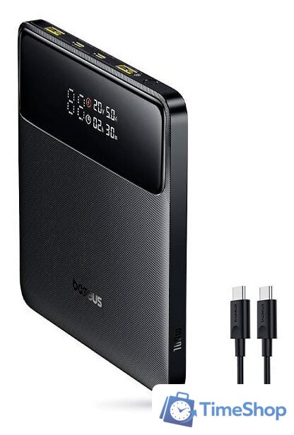 Внешний аккумулятор Baseus H1 Fast Charging Power Bank with Digital Display 20000mAh (черный) - Изображение №1 — Интернет-магазин Time-Shop