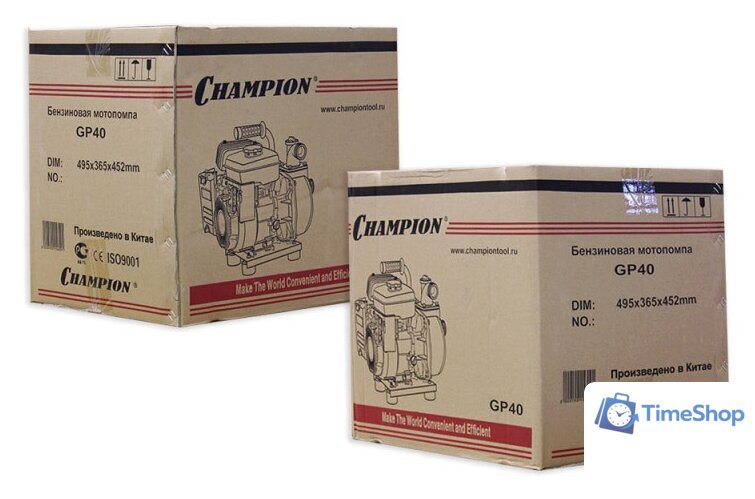 Мотопомпа Champion GP40 - Изображение №3 — Интернет-магазин Time-Shop
