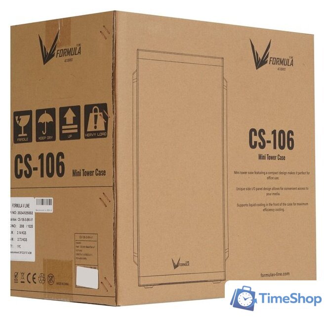 Корпус Formula V Line CS-106 (черный) - Изображение №13 — Интернет-магазин Time-Shop