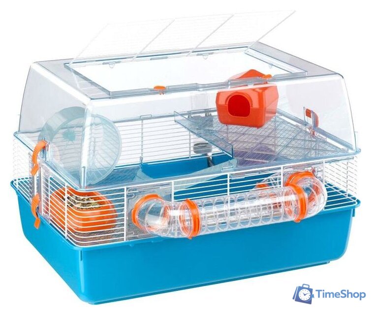Клетка Ferplast Duna Fun (голубой) 57921499 - Изображение №1 — Интернет-магазин Time-Shop