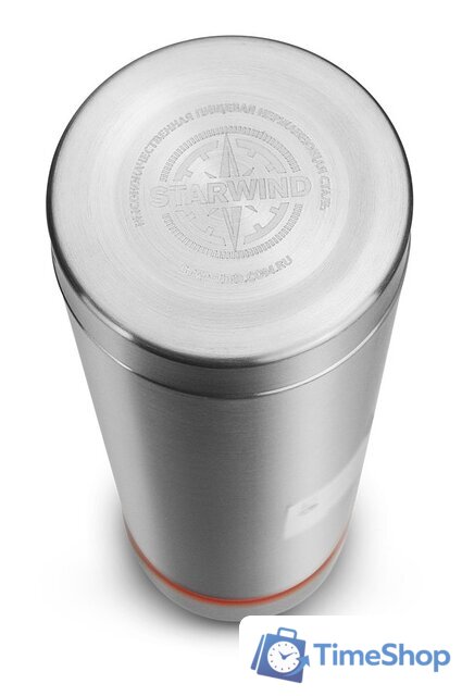 Термос StarWind 10-500 500мл (серебристый/красный) - Изображение №7 — Интернет-магазин Time-Shop