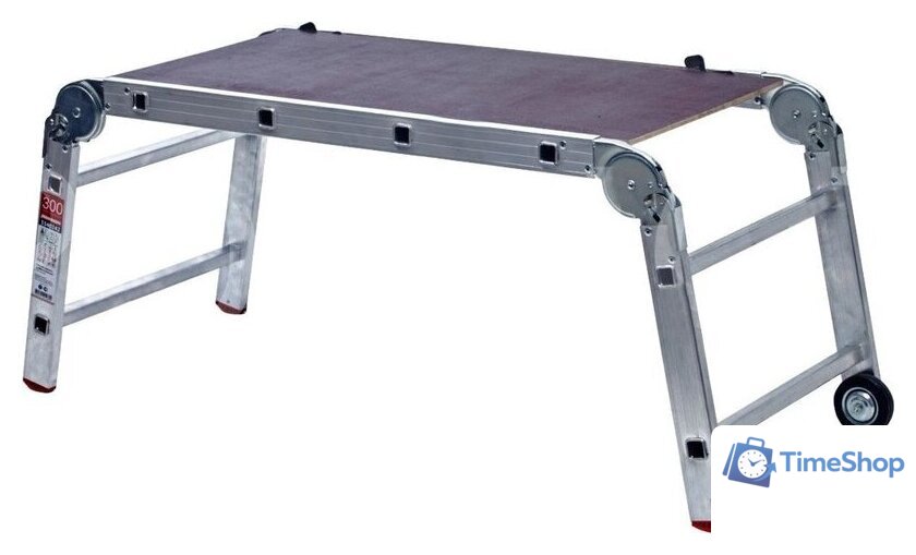 Лестница-трансформер Новая высота NV 334 трансформер с помостом 2x4 ступеней - Изображение №2 — Интернет-магазин Time-Shop