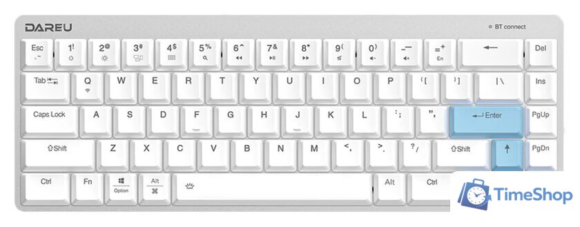 Клавиатура Dareu EK868 (Kaihl Brown switch, White-Blue) - Изображение №1 — Интернет-магазин Time-Shop