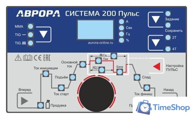 Сварочный инвертор Аврора Система 200 Пульс (второе поколение) - Изображение №2 — Интернет-магазин Time-Shop
