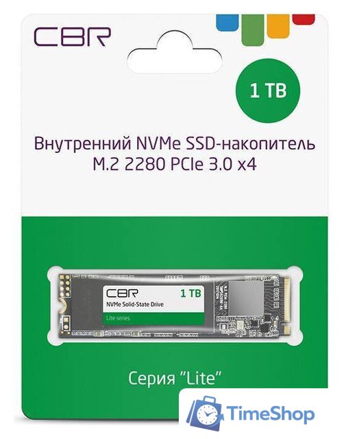 SSD CBR Lite 1TB SSD-001TB-M.2-LT22 - Изображение №3 — Интернет-магазин Time-Shop