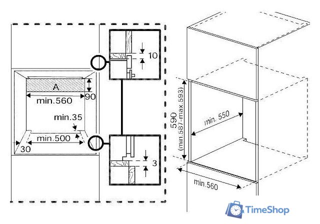 Электрический духовой шкаф Indesit IFE 3644 WH - Изображение №7 — Интернет-магазин Time-Shop
