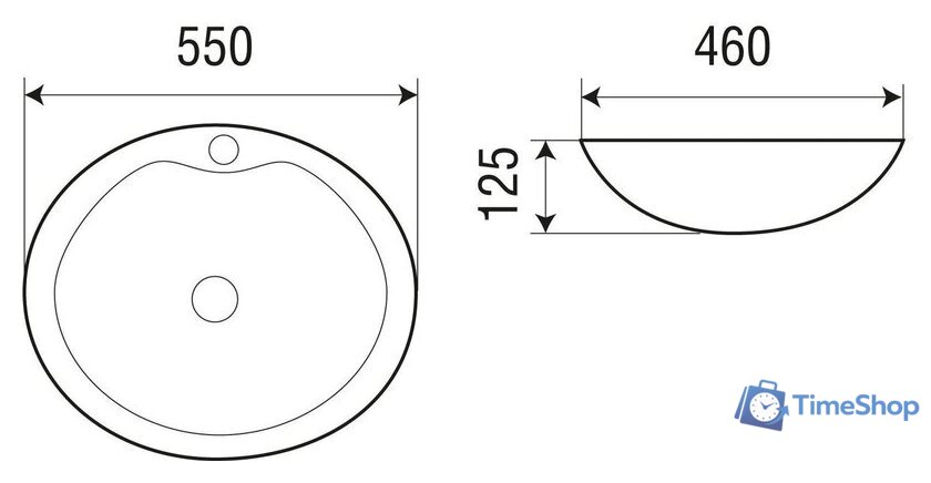 Умывальник WeltWasser Elbach 1147 - Изображение №4 — Интернет-магазин Time-Shop