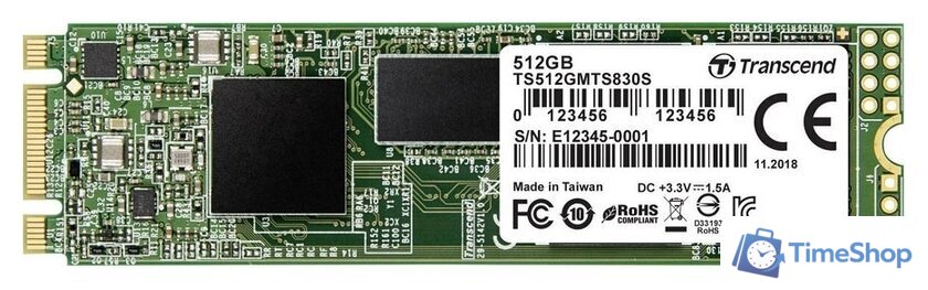 SSD Transcend 830S 512GB TS512GMTS830S - Изображение №1 — Интернет-магазин Time-Shop