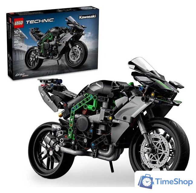 Конструктор LEGO Technic 42170 Мотоцикл Kawasaki Ninja H2R - Изображение №7 — Интернет-магазин Time-Shop