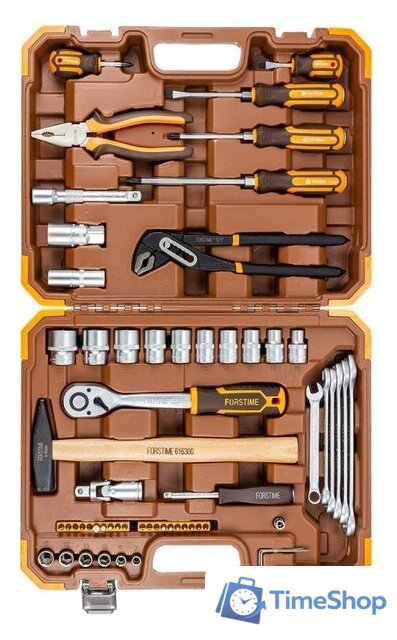 Набор домашнего мастера Forstime FT-4602-5 (60 предметов) - Изображение №1 — Интернет-магазин Time-Shop