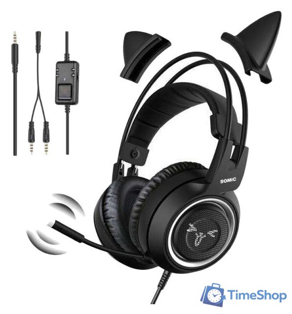 Наушники Somic G951S (черный) - Изображение №1 — Интернет-магазин Time-Shop