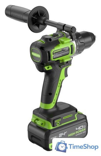 Дрель-шуруповерт Greenworks GD24DD90 3707507CUD (с 2-мя АКБ) - Изображение №5 — Интернет-магазин Time-Shop