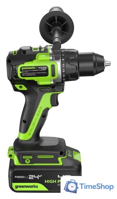 Дрель-шуруповерт Greenworks GD24DD90 3707507CUD (с 2-мя АКБ) - Изображение №9 — Интернет-магазин Time-Shop