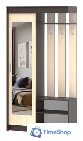 Стенка Памир ПВ-5 (венге/дуб белфорт) - Изображение №1 — Интернет-магазин Time-Shop