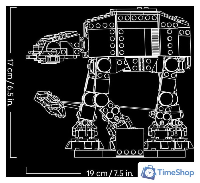 Конструктор LEGO Star Wars 75440 AT-AT среднего размера - Изображение №5 — Интернет-магазин Time-Shop