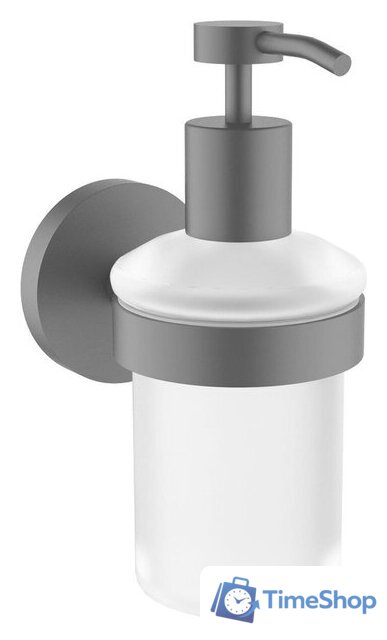 Набор аксессуаров для ванной Wellsee Finishing Touch 182512002 (мыльница, стакан для зубных щеток, дозатор для жидкого мыла, крючок 2 шт, матовый черный) - Изображение №2 — Интернет-магазин Time-Shop