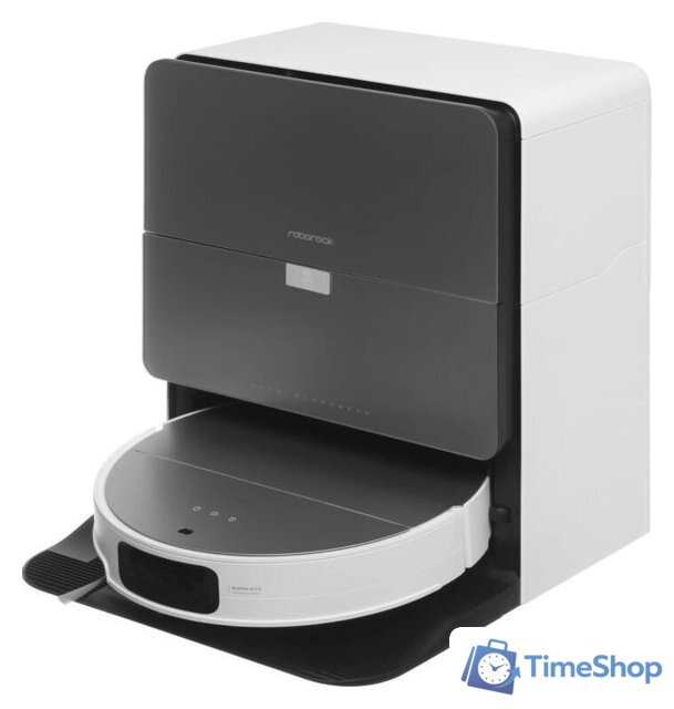 Робот-пылесос Roborock Robotic Vacuum Cleaner+Empty Wash Fill Dock S9 MaxV Ultra S90VER S9MVU52-02 (с русской озвучкой, белый) - Изображение №1 — Интернет-магазин Time-Shop