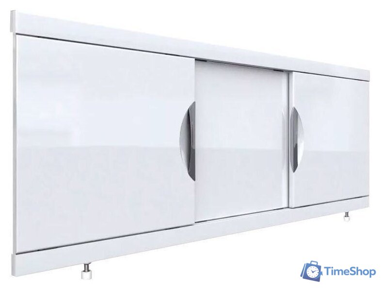 Фронтальный экран под ванну Emmy Валенсия 140 (белый) - Изображение №1 — Интернет-магазин Time-Shop