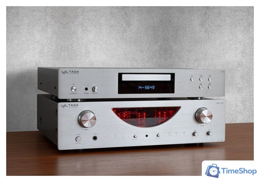 CD-проигрыватель Taga Harmony TCD-50 (серебристый) - Изображение №4 — Интернет-магазин Time-Shop