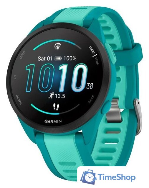 Умные часы Garmin Forerunner 165 Music (бирюзовый/аква) - Изображение №1 — Интернет-магазин Time-Shop