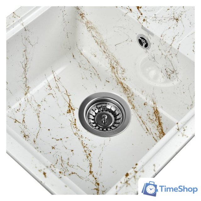 Кухонная мойка Wisent WB15-13 (с сифоном GER013) - Изображение №2 — Интернет-магазин Time-Shop