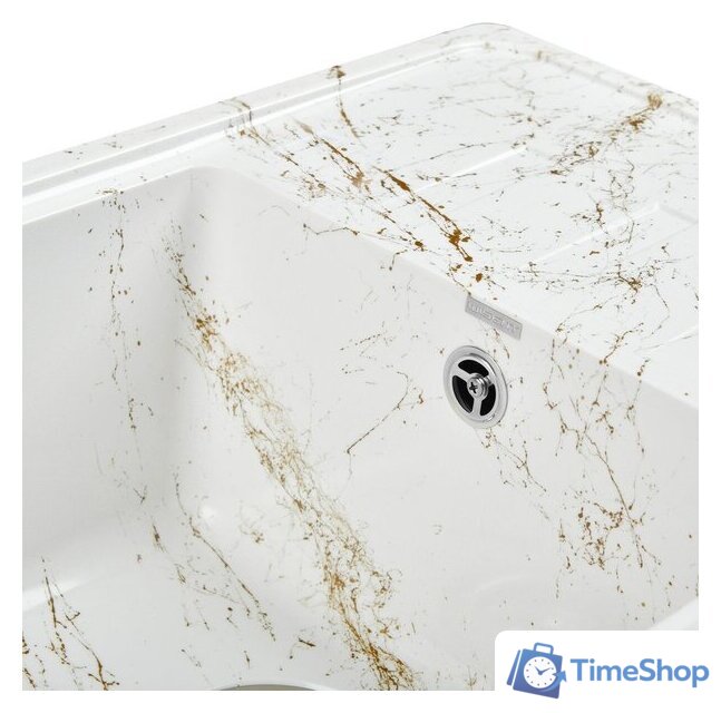 Кухонная мойка Wisent WB15-13 (с сифоном GER013) - Изображение №3 — Интернет-магазин Time-Shop