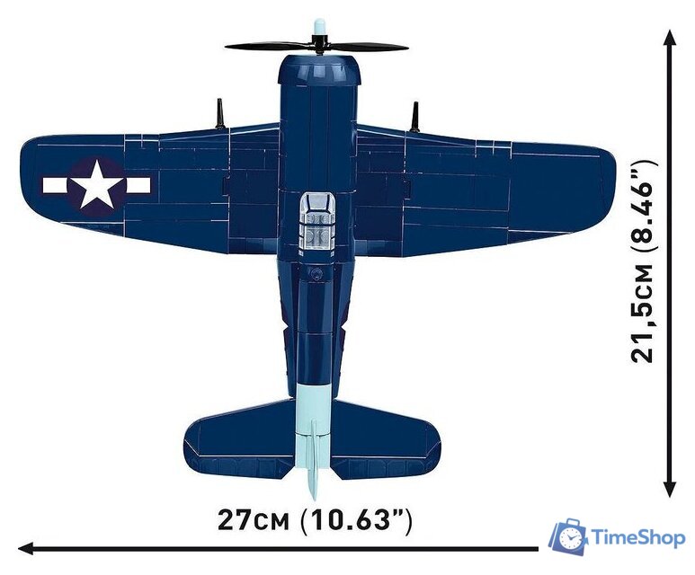 Конструктор Cobi Historical Collection WWII Grumman F6F Hellcat - Изображение №8 — Интернет-магазин Time-Shop