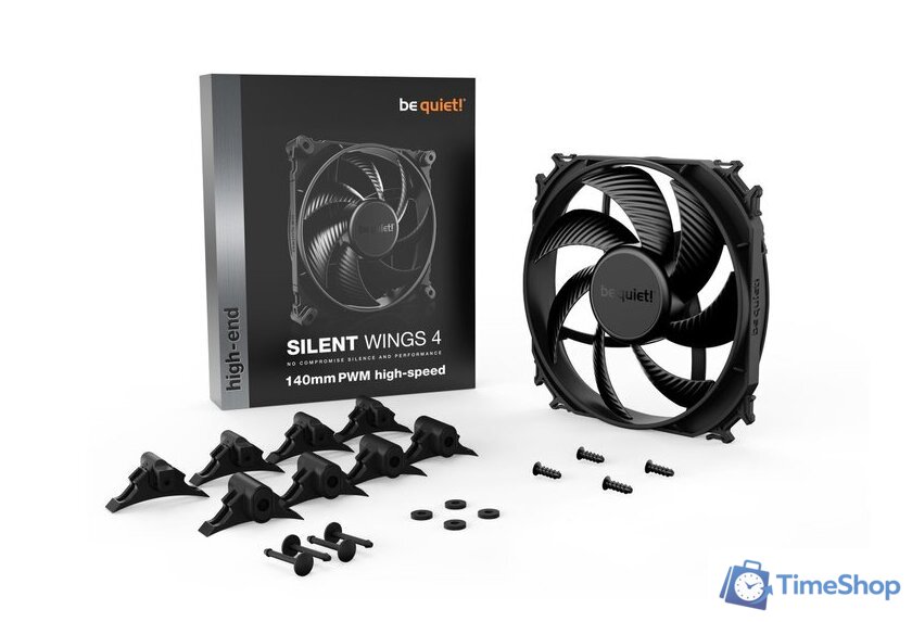 Вентилятор для корпуса be quiet! Silent Wings 4 140mm PWM high-speed BL097 - Изображение №4 — Интернет-магазин Time-Shop