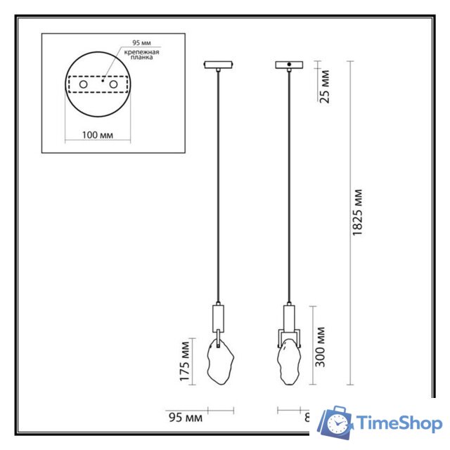 Подвесная люстра Odeon Light Lia 4372/5L - Изображение №2 — Интернет-магазин Time-Shop