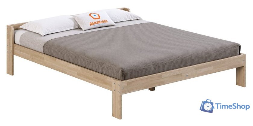 Кровать Домаклево Маруся Сосна 180x200 (натуральный) - Изображение №1 — Интернет-магазин Time-Shop