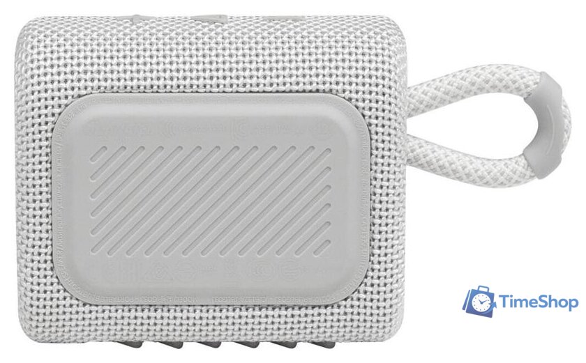 Беспроводная колонка JBL Go 3 (белый) - Изображение №5 — Интернет-магазин Time-Shop