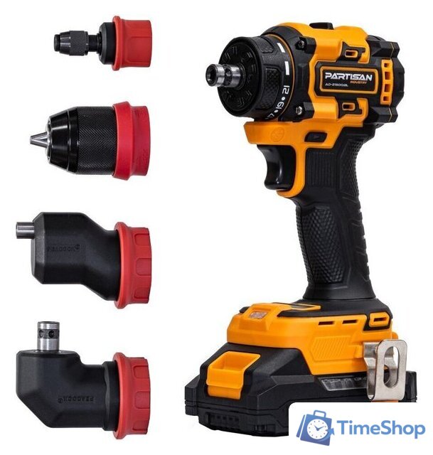 Дрель-шуруповерт Partisan AD-2150QBL (с 2-мя АКБ, кейс) - Изображение №1 — Интернет-магазин Time-Shop