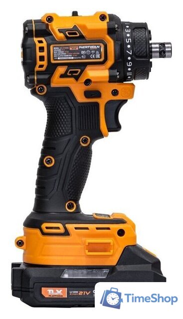 Дрель-шуруповерт Partisan AD-2150QBL (с 2-мя АКБ, кейс) - Изображение №5 — Интернет-магазин Time-Shop