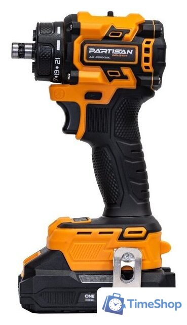 Дрель-шуруповерт Partisan AD-2150QBL (с 2-мя АКБ, кейс) - Изображение №3 — Интернет-магазин Time-Shop
