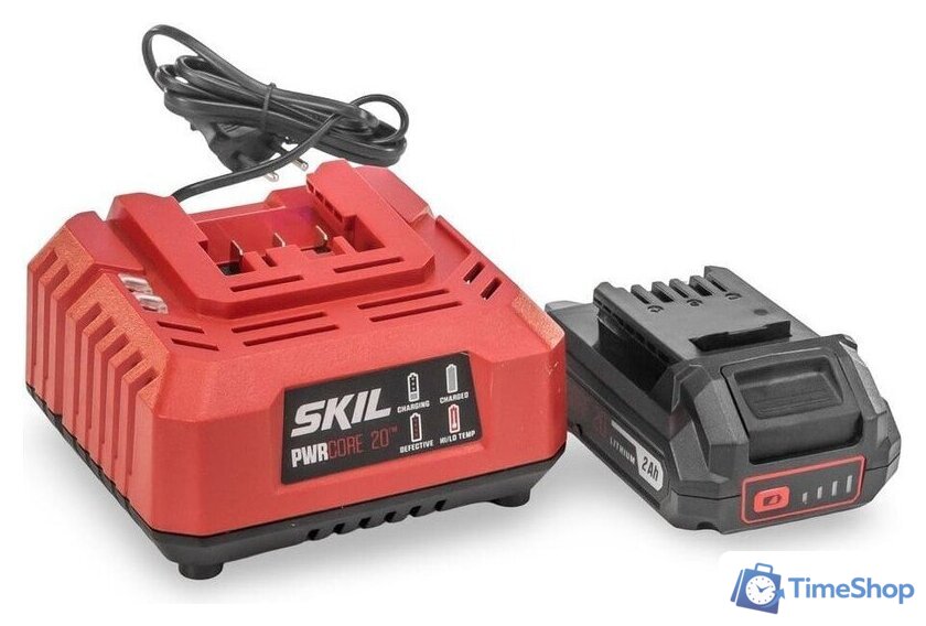 Аккумулятор с зарядным устройством Skil CB5197SE11 (20В/2 Ah + 20В) - Изображение №2 — Интернет-магазин Time-Shop