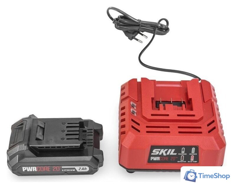 Аккумулятор с зарядным устройством Skil CB5197SE11 (20В/2 Ah + 20В) - Изображение №1 — Интернет-магазин Time-Shop