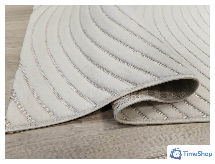 Ковер для жилой комнаты Radjab Carpet Сканди Сизаль Прямоугольник 10937B 12231RK (1.6x2.3, Beige C/Beige C) - Изображение №4 — Интернет-магазин Time-Shop