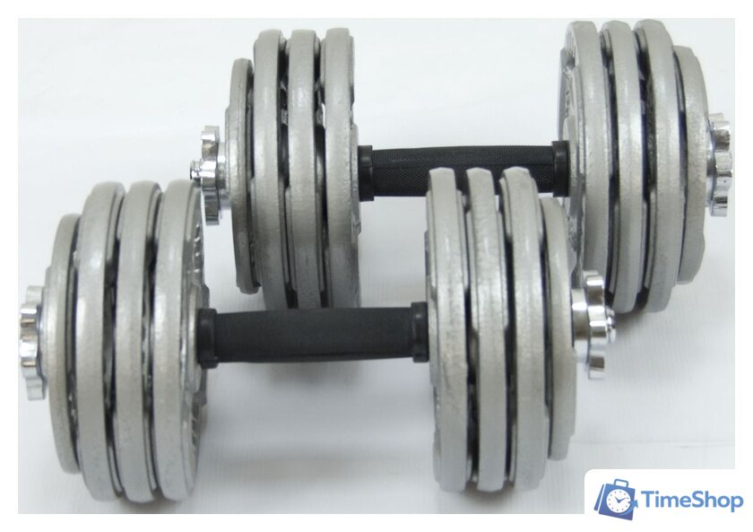 Набор гантелей Atlas Sport Хаммертон 2x24 кг - Изображение №2 — Интернет-магазин Time-Shop